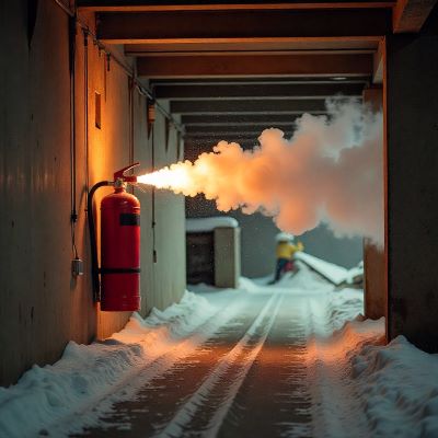 как работает самосрабатывающий огнетушитель